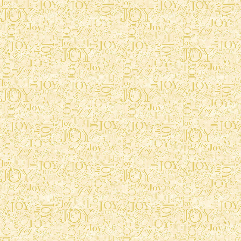 Deck the Halls by Northcott - Joy Blender Beige Multi 29002-12