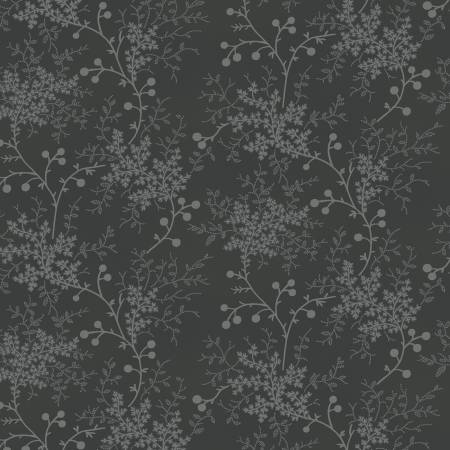 Garden Tale  - Floral Vine 108in Wideback # 53809W-3DES ONYX