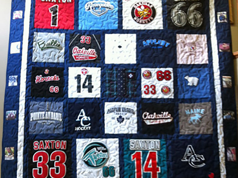 T-Shirt Quilts & Hockey Jersey Quilts