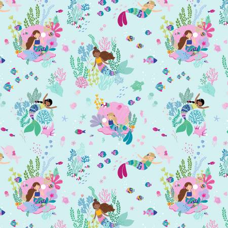 Dear Stella Fabrics Make Waves Capri Mermaid For Each Other