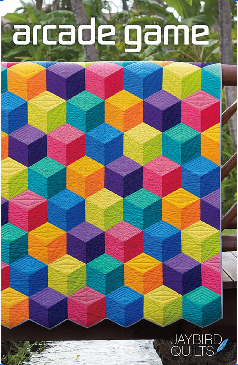 Arcade Game Quilt kit with pattern and ruler