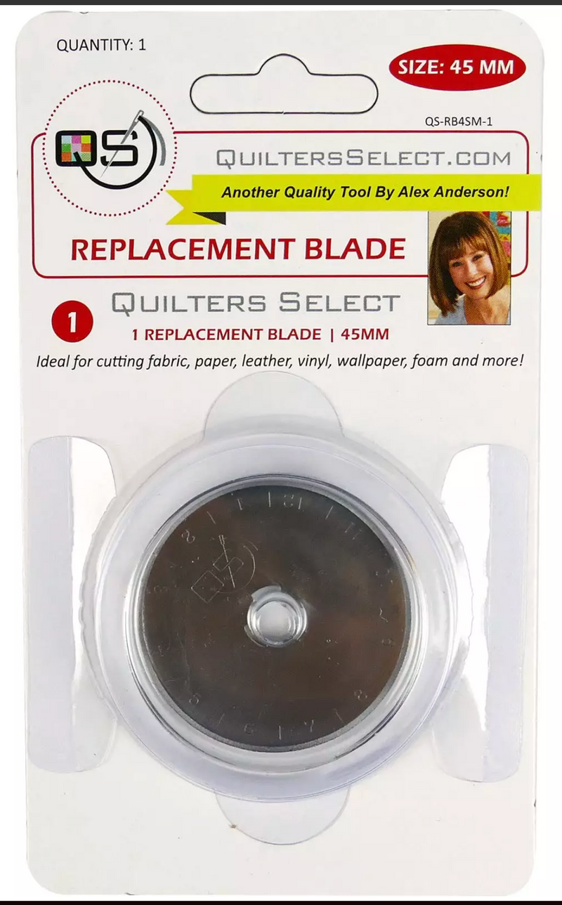 Quilters Select Rotary Blade - 45mm Replacement Blades - SINGLE Pack