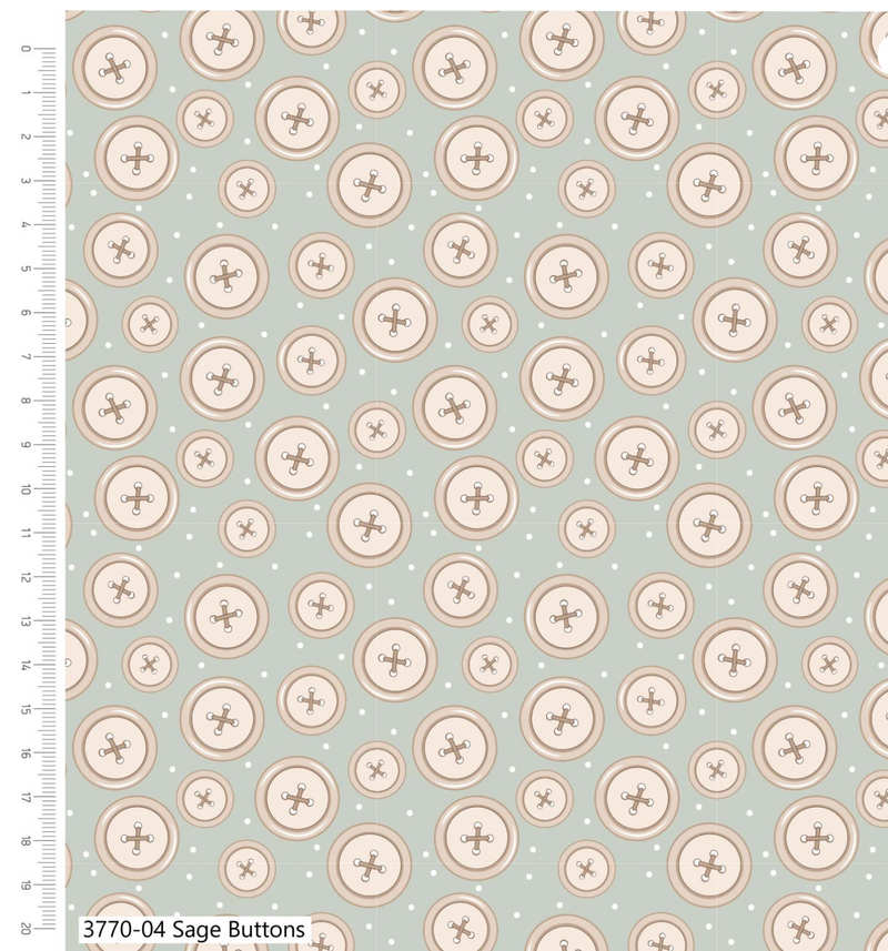 Toybox Treasures - Sage Buttons