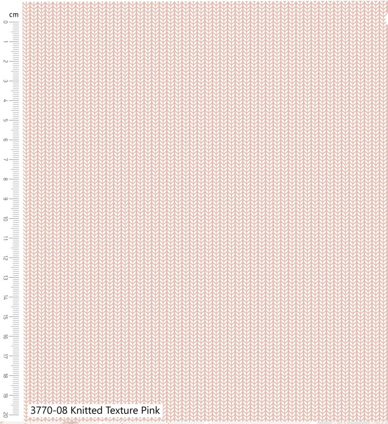 Toybox Treasures - Knitted Texture Pink