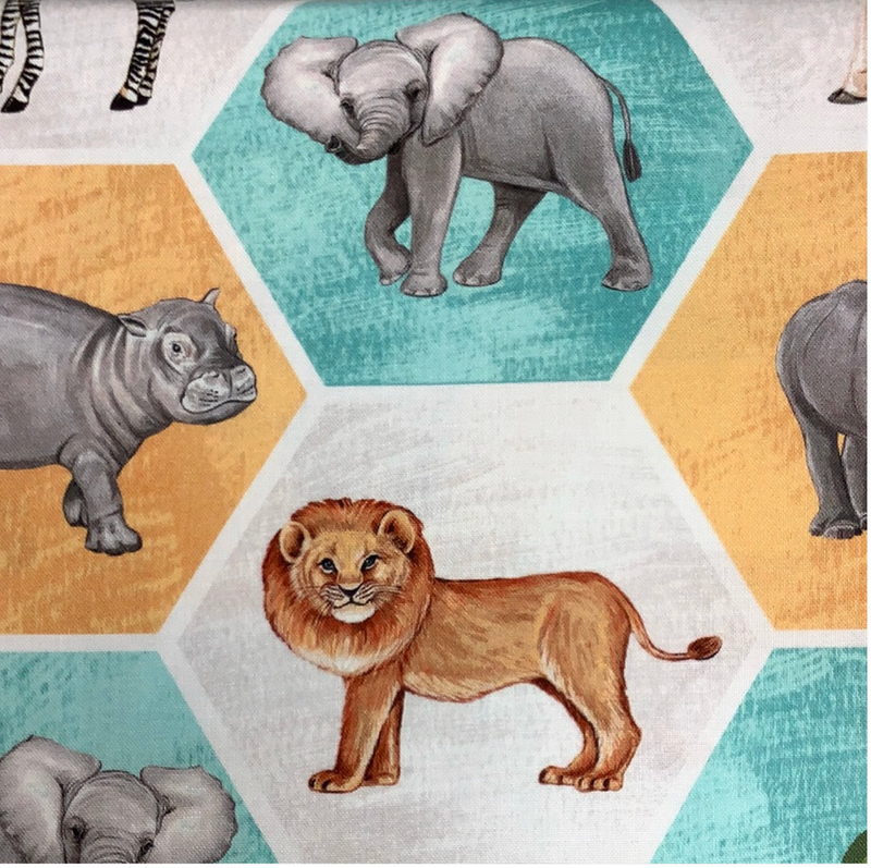 Baby Safari-White Multi #DP24673-10