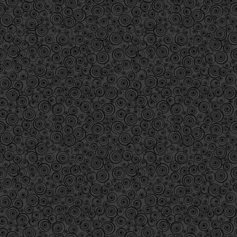 BASICALLY BLACK AND WHITE - SWIRLS IN BLACK  BY PATRICK LOSE 10014-99