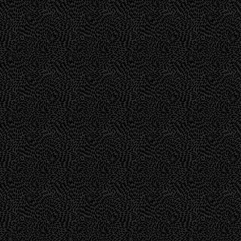 BASICALLY BLACK AND WHITE - FLORAL DOT IN BLACK BY PATRICK LOSE 10016-99