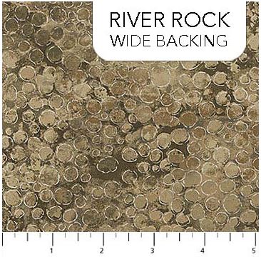 Shimmer Wide Backing -River Rock by Northcott Studio  B22991-12 light brown