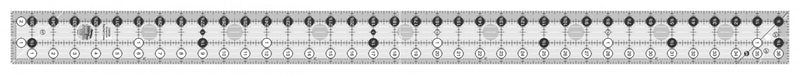 Creative Grids Yardstick Quilt Ruler 2-1/2in x 36-1/2in # CGR236