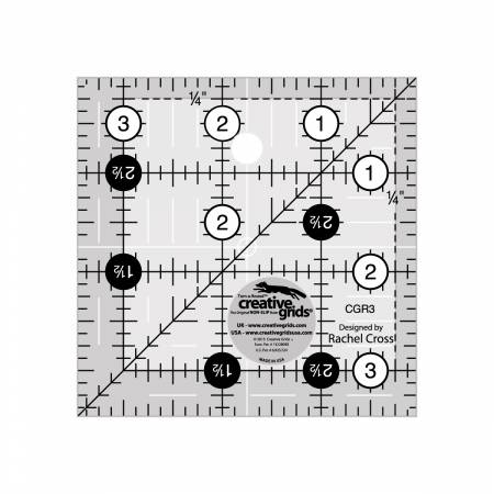 Creative Grids Quilt Ruler 3 1/2” CGR3