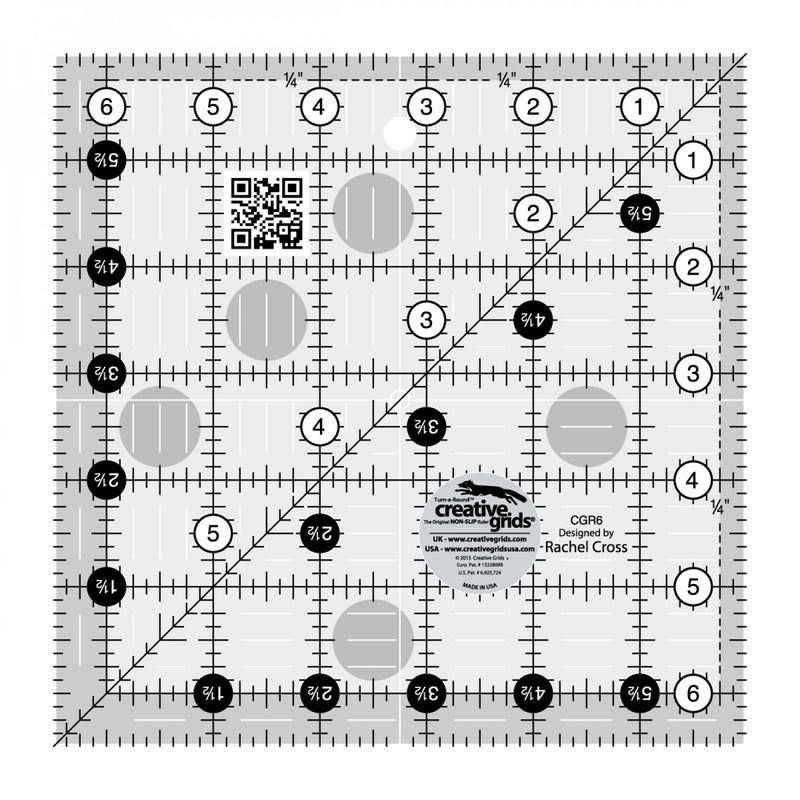 Creative Grids 6 1/2” Ruler CGR6