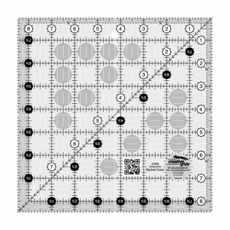 Creative Grids Quilt Ruler 8-1/2in Square # CGR8