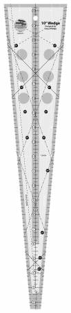 Creative Grids 10 Degree Wedge Ruler # CGRCP1