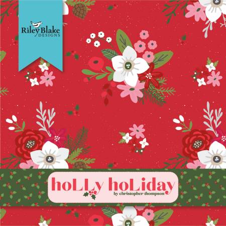 Holly Holiday Fat Quarter Bundles, 24pcs/bundle # FQ-10880-24