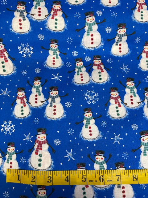 Merry Snowman - BLUE  SPW49805-BW