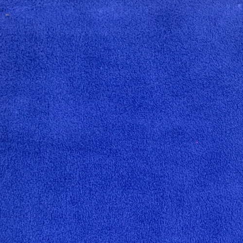 60" Smooth Minkie Fleece Cobalt blue