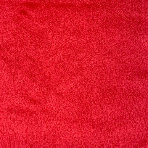 90" Smooth Minkie Fleece Red