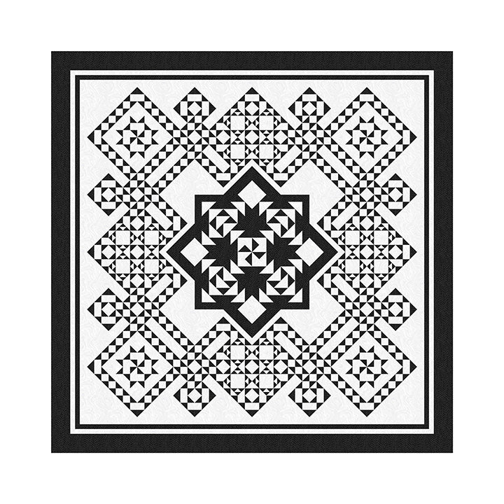 SNOWFLAKE IN WHITE METALLIC BY PATRICK LOSE 10011M-10