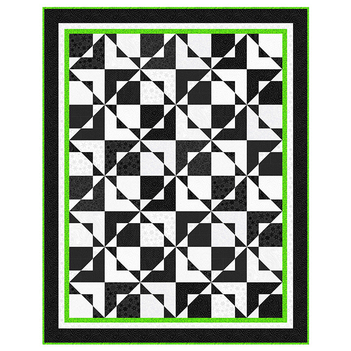 SNOWFLAKE IN WHITE METALLIC BY PATRICK LOSE 10011M-10