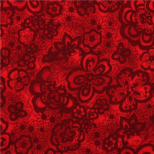 Isadora 108" Wide Backing by Blank Quilting 6939-red