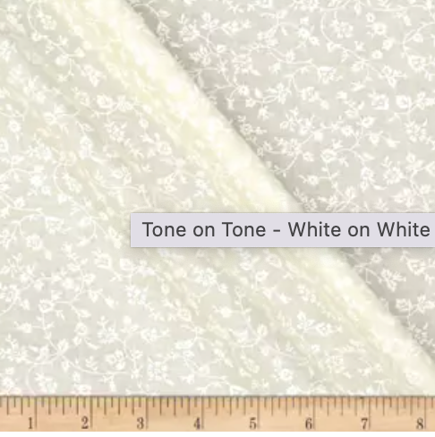 Tone on Tone - White on White QSB-ST36241-WW