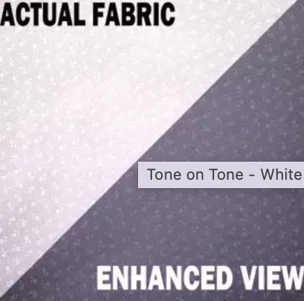 Tone on Tone - White on White QSB-ST19616-WW