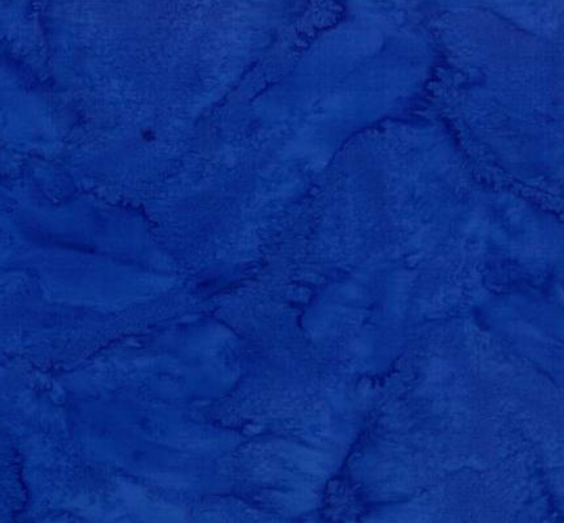 Cobalt Watercolor Batik # 1895H-17  -  blue / purple