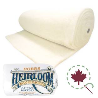 Heirloom Premium 80/20 Batting - BLEACHED - 108"