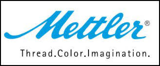 Silk-Finish 50wt Solid Cotton Thread 547yd/500M by Mettler