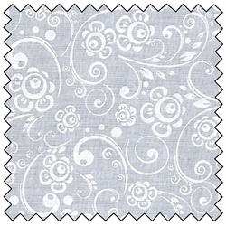 Scrolls by Santee 108" wide back - white on white ST48496-ww