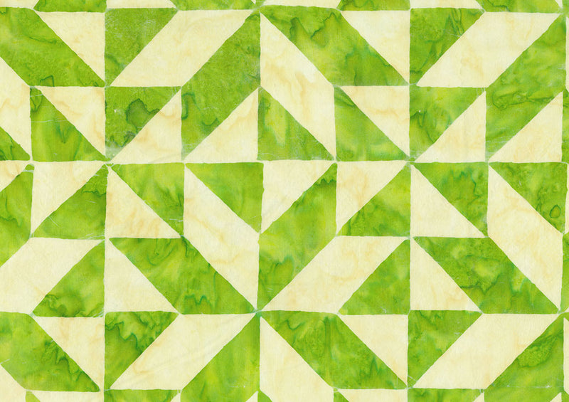 Quilt Block 4 Batik Wide Backing 108"  Citrus B82203-72