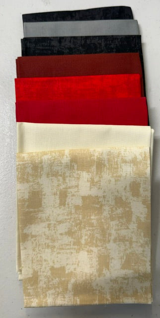 Camelot Fabrics Mixology True north Treasures Crosshatch Fat Quarter 8PC 21252156FQB-01