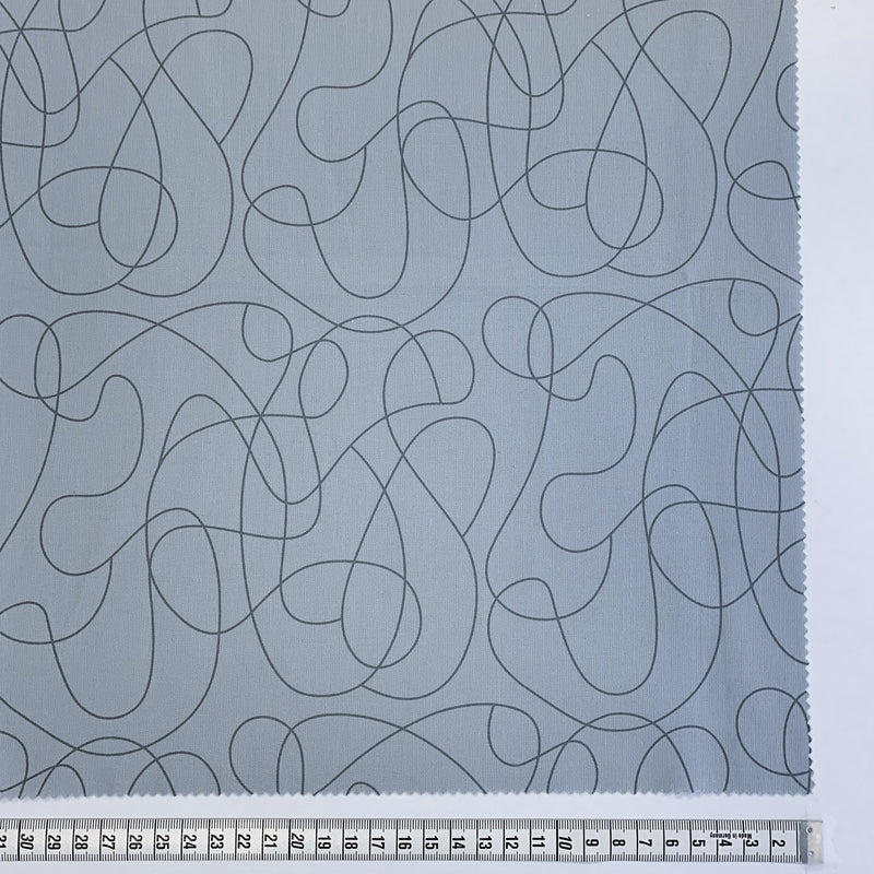 SQUIGGLE wideback - 108" Grey #4