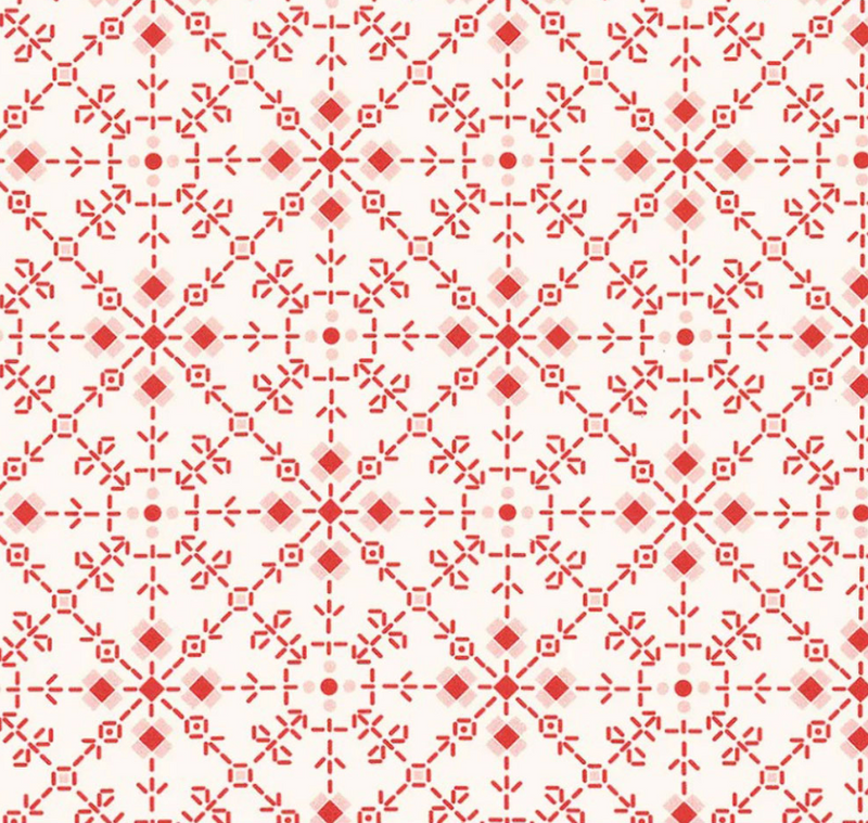 Bee Plaids Homemade 108in Wideback # WB12040-red