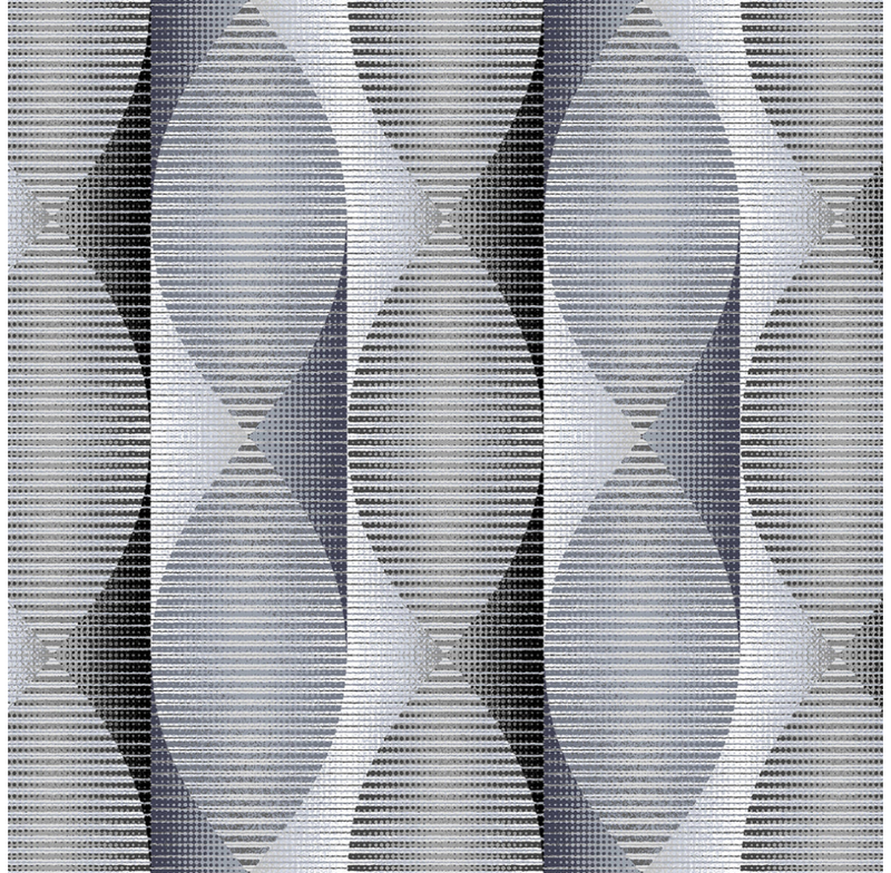 Twisted Ribbons 108" wide by Henry Glass 3340W-90 Gray