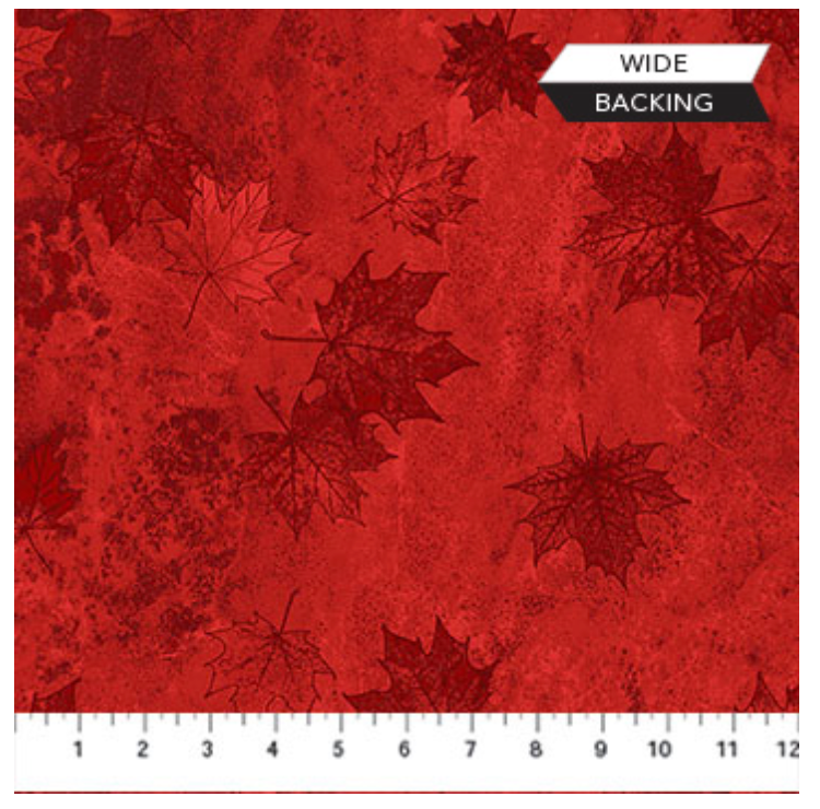 Oh Canada 14 - Stonehenge Wide Backing 108" B29017-24  Light Red