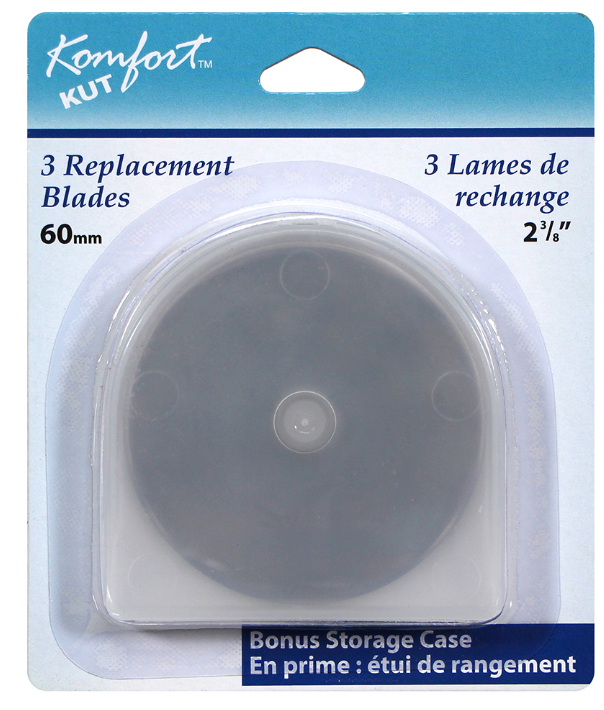 KOMFORT KUT Replacement Blades - 3 pcs. - 60mm (21⁄4″)