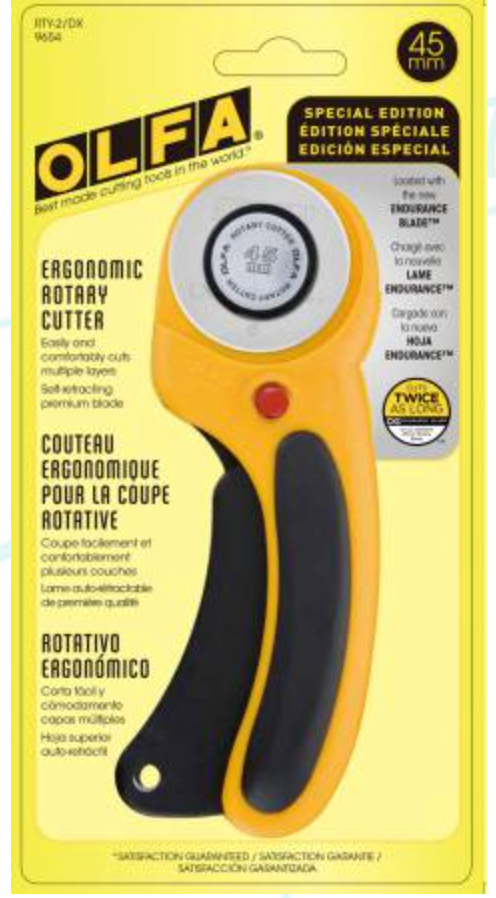 OLFA Deluxe Ergonomic Handle Rotary Cutter 45mm