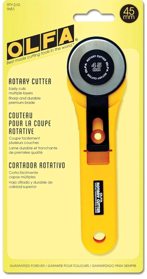 OLFA 45mm Straight Handle Rotary Cutter (RTY-2/G)