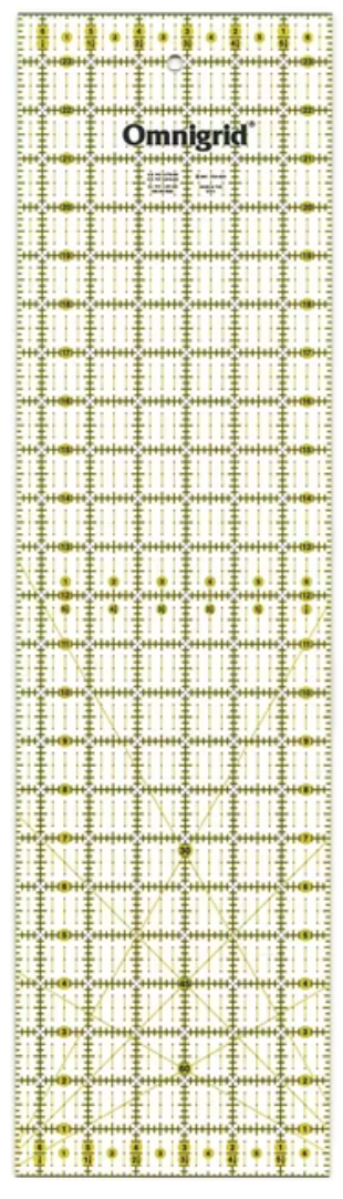 Omnigrid 6-1/2" x 24" Rectangle Quilting and Sewing Ruler