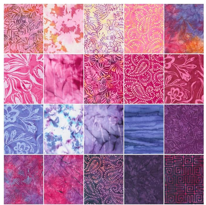 Berrylicious Batiks by Moda Fat Quarter Bundle 4368AB