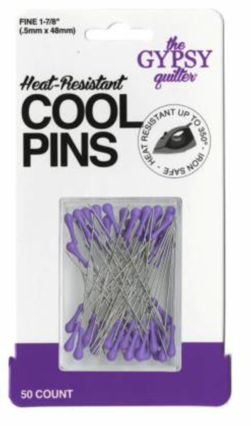 The Gypsy Quilter Cool Pins Gypsy Purple 50pc