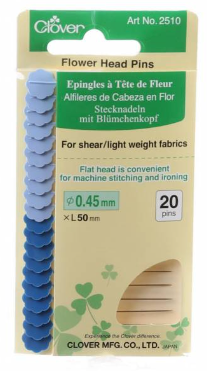 Clover Flower Head Fine Pins Size 32 - 2" (20/Pkg) 2510