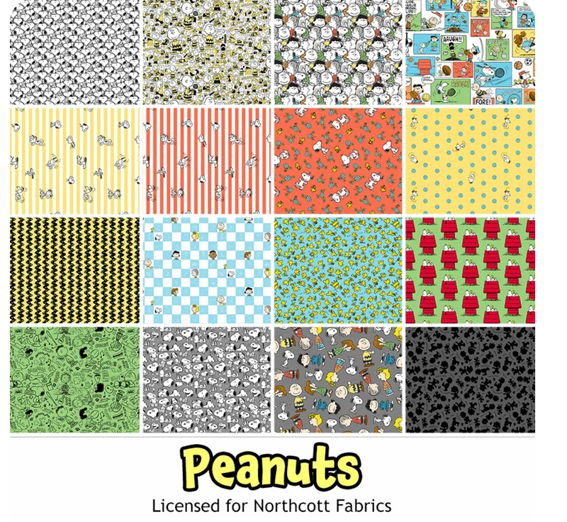 Peanuts Fat Quarter Bundle Northcott Studio for Northcott Fabrics