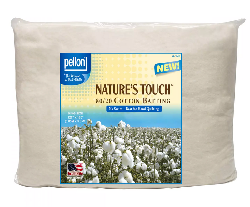 Pellon  Natures Touch 80/20 Blend Batting - KING 120" x 120"