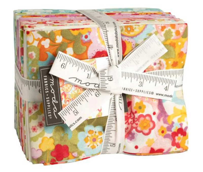 Jolie Fat Quarter Bundle 22 Pieces by Chez Moi for Moda Fabrics 33690AB