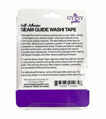 Seam Guide Washi Tape # TGQ145