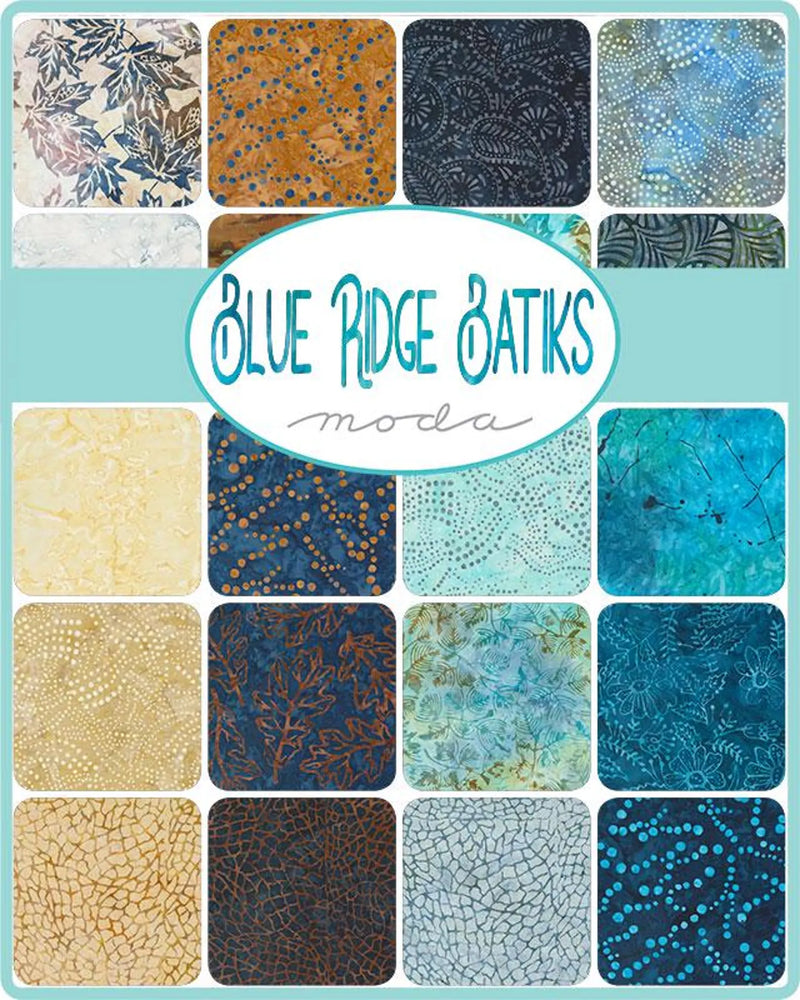 Blue Ridge Batiks by Moda LAYER CAKE 4367LC