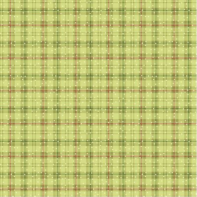 Winter Plaid Olive - You Better Not Pout # 10175-46 - Olive