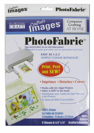 Photo Fabric Computer Crafting at Home Crafters Canvas - 10601016C